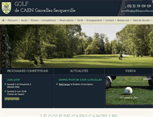Tablet Screenshot of golfdecaengarcelles.com